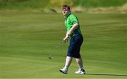 20 March 2019; Team Ireland's Mark Claffey, a member of the Blackrock Flyers Special Olympics Club, from Blackrock, Co. Dublin, putting during his Gold Medal round in the Level 4 - Individual Stroke Play Competition on Day Six of the 2019 Special Olympics World Games in Yas Links, Yas Island, Abu Dhabi, United Arab Emirates  Photo by Ray McManus/Sportsfile