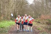 23 March 2019; Members of the Polish Runners Club Ireland from left Artur Los, Bernard Kowalski, Rafal Wirkus and Adam Haremza at the parkrun Ireland in partnership with Vhi at Knockanacree Woods in Cloughjordan, Co. Tipperary. Parkrun Ireland in partnership with Vhi, added a new parkrun at Knockanacree Woods on Saturday, 23rd March, with the introduction of the Knockanacree Woods parkrun in Cloughjordan, Co. Tipperary. parkruns take place over a 5km course weekly, are free to enter and are open to all ages and abilities, providing a fun and safe environment to enjoy exercise. To register for a parkrun near you visit www.parkrun.ie.    Photo by Matt Browne/Sportsfile