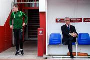 23 March 2019; Republic of Ireland manager Mick McCarthy, right, and Aiden O'Brien prior to the UEFA EURO2020 Qualifier Group D match between Gibraltar and Republic of Ireland at Victoria Stadium in Gibraltar. Photo by Stephen McCarthy/Sportsfile