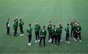 23 March 2019; Republic of Ireland players walk the pitch prior to the UEFA EURO2020 Qualifier Group D match between Gibraltar and Republic of Ireland at Victoria Stadium in Gibraltar. Photo by Stephen McCarthy/Sportsfile