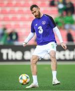 23 March 2019; Richard Keogh of Republic of Ireland prior to the UEFA EURO2020 Qualifier Group D match between Gibraltar and Republic of Ireland at Victoria Stadium in Gibraltar. Photo by Stephen McCarthy/Sportsfile