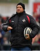 23 March 2019; Isuzu Southern Kings head coach Deon Davids ahead of the Guinness PRO14 Round 18 match between Ulster and Isuzu Southern Kings at the Kingspan Stadium in Belfast. Photo by Ramsey Cardy/Sportsfile