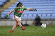 24 March 2019; Rachel Kearns of Mayo takes a first half penalty that was saved by Cork goalkeeper Martina O’Brien during the Lidl Ladies NFL Round 6 match between Mayo and Cork at Elverys MacHale Park in Castlebar, Mayo. Photo by Piaras Ó Mídheach/Sportsfile