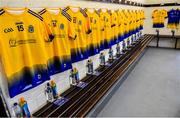 24 March 2019; A general view of the Roscommon dressing room ahead of the Allianz Football League Division 1 Round 7 match between Roscommon and Kerry at Dr. Hyde Park in Roscommon. Photo by Sam Barnes/Sportsfile
