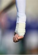 23 March 2019; A detailed view of the strapped up hand of Richard Keogh of Republic of Ireland prior during the UEFA EURO2020 Qualifier Group D match between Gibraltar and Republic of Ireland at Victoria Stadium in Gibraltar. Photo by Stephen McCarthy/Sportsfile