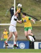 24 March 2019; Peter Kelly of Kildare in action against Jamie Brennan of Donegal during the Allianz Football League Division 2 Round 7 match between Donegal and Kildare at Fr. Tierney Park in Ballyshannon, Donegal. Photo by Oliver McVeigh/Sportsfile