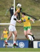 24 March 2019; Peter Kelly of Kildare in action against Jamie Brennan of Donegal during the Allianz Football League Division 2 Round 7 match between Donegal and Kildare at Fr. Tierney Park in Ballyshannon, Donegal. Photo by Oliver McVeigh/Sportsfile