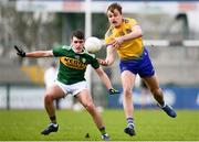 24 March 2019; Enda Smith of Roscommon in action against Graham O'Sullivan of Kerry during the Allianz Football League Division 1 Round 7 match between Roscommon and Kerry at Dr. Hyde Park in Roscommon. Photo by Sam Barnes/Sportsfile