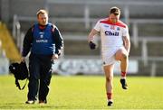 24 March 2019; Brian Hurley of Cork leaves the pitch after picking up an injury during the Allianz Football League Division 2 Round 7 match between Armagh and Cork at the Athletic Grounds in Armagh. Photo by Ramsey Cardy/Sportsfile