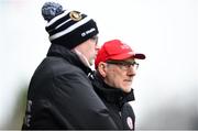 24 March 2019; Tyrone manager Mickey Harte, right, and assistant manager Gavin Devlin during the Allianz Football League Division 1 Round 7 match between Tyrone and Galway at Healy Park in Omagh. Photo by David Fitzgerald/Sportsfile