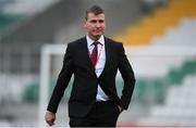 24 March 2019; Republic of Ireland manager Stephen Kenny walks the pitch ahead of the UEFA European U21 Championship Qualifier Group 1 match between Republic of Ireland and Luxembourg in Tallaght Stadium in Dublin. Photo by Eóin Noonan/Sportsfile