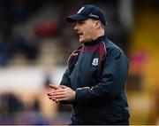 24 March 2019; Galway manager Micheál Donoghue prior to the Allianz Hurling League Division 1 Semi-Final match between Galway and Waterford at Nowlan Park in Kilkenny. Photo by Harry Murphy/Sportsfile
