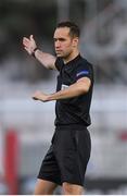 23 March 2019; Referee Anastasios Papapetrou during the UEFA EURO2020 Qualifier Group D match between Gibraltar and Republic of Ireland at Victoria Stadium in Gibraltar. Photo by Seb Daly/Sportsfile