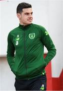 23 March 2019; John Egan of Republic of Ireland prior to the UEFA EURO2020 Qualifier Group D match between Gibraltar and Republic of Ireland at Victoria Stadium in Gibraltar. Photo by Stephen McCarthy/Sportsfile