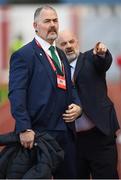 23 March 2019; Republic of Ireland head of security Bobby Ward, right, and Ciaran Moore prior to the UEFA EURO2020 Qualifier Group D match between Gibraltar and Republic of Ireland at Victoria Stadium in Gibraltar. Photo by Stephen McCarthy/Sportsfile