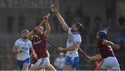 24 March 2019; Cathal Mannion of Galway in action against Kevin Moran of Waterford during the Allianz Hurling League Division 1 semi-final match between Galway and Waterford at Nowlan Park in Kilkenny. Photo by Brendan Moran/Sportsfile