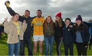 24 March 2019; Meath's Eoin Lynch celebrates after the game in the Allianz Football League Division 2 Round 7 match between Meath and Fermanagh at Páirc Tailteann in Navan, Co Meath. Photo by Philip Fitzpatrick/Sportsfile