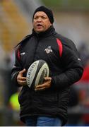 23 March 2019; Isuzu Southern Kings head coach Deon Davids ahead of the Guinness PRO14 Round 18 match between Ulster and Isuzu Southern Kings at the Kingspan Stadium in Belfast. Photo by Ramsey Cardy/Sportsfile