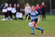 23 March 2019; Lia Brannigan of MU Barnhall RFC during the Bank of Ireland Leinster Rugby Women’s Division 3 Cup Final match between Dublin University and MU Barnhall RFC at Naas RFC in Naas, Kildare. Photo by Piaras Ó Mídheach/Sportsfile
