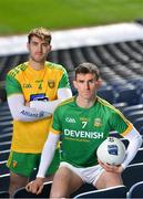 25 March 2019; In attendance at the 2019 Allianz Football League Finals preview are Shane McEntee of Meath, right, and Stephen McMenamin of Donegal at Croke Park in Dublin. 2019 marks the 27th year of Allianz’ support of courage on the field of play through its sponsorship of the Allianz Football and Hurling Leagues. Mayo meet Kerry in this Sunday’s Division 1 decider at Croke Park (4pm), while Meath and Donegal will contest the Division 2 Final in Croke Park on Saturday (5pm), preceded by the Division 4 final meeting of Leitrim and Derry (3pm).  Photo by Brendan Moran/Sportsfile