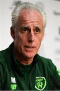 25 March 2019; Republic of Ireland manager Mick McCarthy during a Republic of Ireland Press Conference at FAI NTC, Abbotstown, Dublin. Photo by Stephen McCarthy/Sportsfile