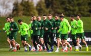 25 March 2019; A general view of Republic of Ireland Squad Training at FAI NTC, Abbotstown, Dublin. Photo by Stephen McCarthy/Sportsfile