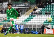 25 March 2019; Andrew Omobamidele of Republic of Ireland during the U17 International Friendly match between Republic of Ireland and Finland at Tallaght Stadium in Tallaght, Dublin. Photo by Eóin Noonan/Sportsfile