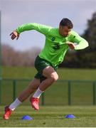 25 March 2019; Enda Stevens during the Republic of Ireland squad training at the FAI National Training Centre in Abbotstown, Dublin. Photo by Stephen McCarthy/Sportsfile
