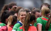 24 March 2019; Sarah Rowe of Mayo in the team huddle before the Lidl Ladies NFL Round 6 match between Mayo and Cork at Elverys MacHale Park in Castlebar, Mayo. Photo by Piaras Ó Mídheach/Sportsfile