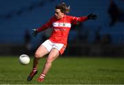 24 March 2019; Doireann O'Sullivan of Cork during the Lidl Ladies NFL Round 6 match between Mayo and Cork at Elverys MacHale Park in Castlebar, Mayo. Photo by Piaras Ó Mídheach/Sportsfile