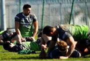 26 March 2019; Cian Kelleher during Connacht squad training at the Sportsground in Galway. Photo by Ramsey Cardy/Sportsfile