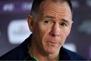 26 March 2019; Head coach Andy Friend during a Connacht press conference at the Sportsground in Galway. Photo by Ramsey Cardy/Sportsfile