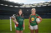26 March 2019; In attendance are captains, Erone Fitzpatrick of Scoil Chríost Rí, left, and Anna Carey of Loreto Clonmel ahead of their Senior A Final at the Lidl All Ireland Post Primary Schools Finals launch today at Croke Park, Dublin. The finals will be contested at Senior and Junior levels, with three finals in each grade. The 2019 Lidl PPS Senior A Final between Loreto, Clonmel, and Scoil Chríost Rí, Portlaoise, will be streamed LIVE from John Locke Park in Callan, Co. Kilkenny, on Saturday March 30, and can be viewed on the LGFA’s Facebook Page: https://www.facebook.com/LadiesGaelicFootball/  Photo by David Fitzgerald/Sportsfile