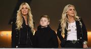 26 March 2019; Claudine Keane, left, with son Robbie Keane Junior and mother Joan Palmer prior to the UEFA EURO2020 Group D qualifying match between Republic of Ireland and Georgia at the Aviva Stadium, Lansdowne Road, in Dublin. Photo by Stephen McCarthy/Sportsfile