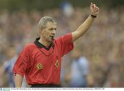 12 October 2003; Michael Hughes, referee. All-Ireland Minor Football Championship Final replay, Laois v Dublin, Dr. Cullen Park, Carlow. Picture credit; Damien Eagers / SPORTSFILE *EDI*