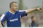12 October 2003; Sean Dempsey, Laois manager. All-Ireland Minor Football Championship Final replay, Laois v Dublin, Dr. Cullen Park, Carlow. Picture credit; Damien Eagers / SPORTSFILE *EDI*