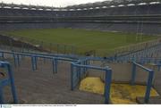 14 October 2003; General View from Hill 16, Croke Park, Dublin. Picture credit; Matt Browne / SPORTSFILE *EDI*