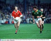 18 September 1988; Dave Barry, Cork, in action against P.J Gillic, Meath. All-Ireland Senior Football Final, Meath v Cork, Croke Park, Dublin. Picture credit; Ray McManus / SPORTSFILE