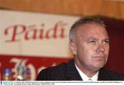 17 October 2003; Páidí Ó Sé pictured at a press conference where he was formally announced as the new Westmeath Football manager. Greville Arms Hotel, Mullingar, Co. Westmeath. Picture credit; Matt Browne / SPORTSFILE *EDI*