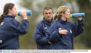 19 October 2003; Noel King, Republic of Ireland Womens Senior Team manager, watches on during a squad training session before their European Qualifier against Malta mid-week. AUL grounds, Clonshaugh, Dublin. Soccer. Picture credit; David Maher / SPORTSFILE *EDI*