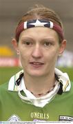 5 October 2003; Debbie Lee Fox, Donegal captain. TG4 Ladies All-Ireland Junior Football Championship Final, Kildare v Donegal, Croke Park, Dublin. Picture credit; Damien Eagers / SPORTSFILE *EDI*