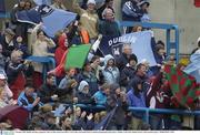 5 October 2003; Dublin and Mayo supporters cheer on their teams from Hill 16. TG4 Ladies All-Ireland Senior Football Championship Final, Mayo v Dublin, Croke Park, Dublin. Picture credit; Damien Eagers / SPORTSFILE *EDI*