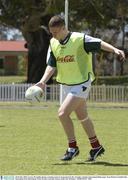 20 October 2003; Cormac McAnallen during a training session in preparation for the Australia v Ireland, International Rules game. Swan Districts Football Club, Bassendean Oval, Bassendean, Perth, Western Australia. Picture credit; Ray McManus / SPORTSFILE *EDI*