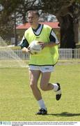 20 October 2003; Joe Higgins during a training session  in preparation for the Australia v Ireland, International Rules game. Swan Districts Football Club, Bassendean Oval, Bassendean, Perth, Western Australia. Picture credit; Ray McManus / SPORTSFILE *EDI*