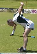20 October 2003; John O'Keeffe during a training session in preparation for the Australia v Ireland, International Rules game. Swan Districts Football Club, Bassendean Oval, Bassendean, Perth, Western Australia. Picture credit; Ray McManus / SPORTSFILE *EDI*