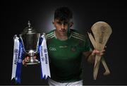 27 March 2019; In attendance at the 2019 Allianz Hurling League Final preview in Croke Park is Aaron Gillane of Limerick with the Allianz Hurling League Division 1 trophy. 2019 marks the 27th year of Allianz’ support of courage on the field of play through its sponsorship of the Allianz Football and Hurling Leagues. Waterford meet Limerick in this Sunday’s Division 1 decider at Croke Park at 2pm. Photo by Brendan Moran/Sportsfile