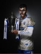 27 March 2019; In attendance at the 2019 Allianz Hurling League Final preview in Croke Park is Jamie Barron of Waterford with the Allianz Hurling League Division 1 trophy. 2019 marks the 27th year of Allianz’ support of courage on the field of play through its sponsorship of the Allianz Football and Hurling Leagues. Waterford meet Limerick in this Sunday’s Division 1 decider at Croke Park at 2pm. Photo by Brendan Moran/Sportsfile