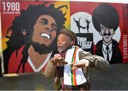 27 March 2019; Musician Natty Wailer, who played with Bob Marley for 10 years, at the launch of the Big Bohs Gig during a media day at Dalymount Park in Dublin. Photo by Matt Browne/Sportsfile