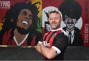 27 March 2019; Comedian Eric Lalor at the launch of the Big Bohs Gig during a media day at Dalymount Park in Dublin. Photo by Matt Browne/Sportsfile
