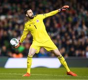 26 March 2019; Giorgi Loria of Georgia during the UEFA EURO2020 Group D qualifying match between Republic of Ireland and Georgia at the Aviva Stadium, Lansdowne Road in Dublin. Photo by Stephen McCarthy/Sportsfile